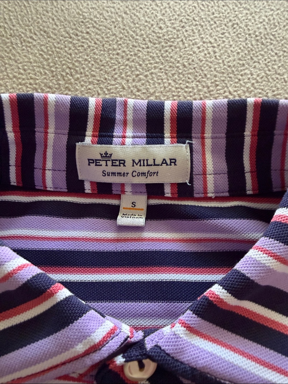 Peter Millar Golf Polo. Men's Small. - Picture 2 of 4
